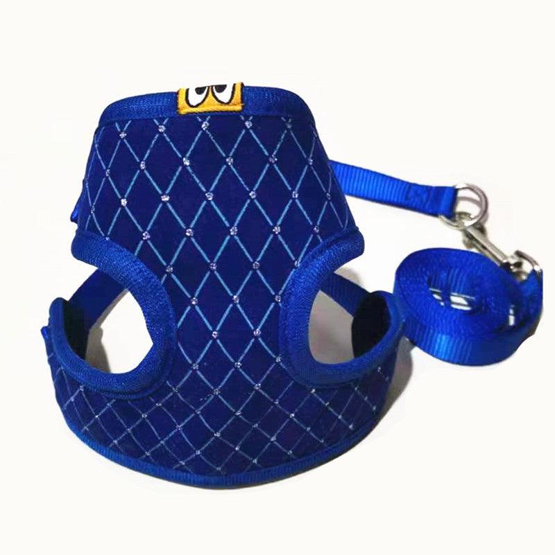 Pet Comfort Harness: Breathable Nylon Vest For Small And Medium Dogs And Cats - Dog Collars, Leashes & Harnesses - WooF WooF MeoW MeoW