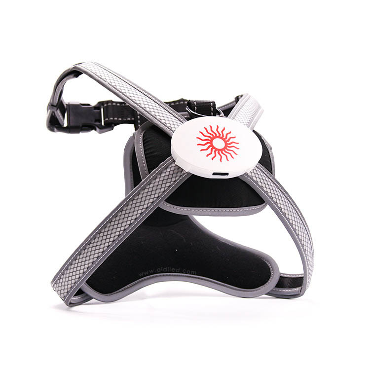 LED Dog Chest Strap Retractable Traction Rope