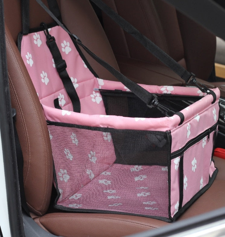 Dog Carrier Basket Safety Mesh Travel Pet Transport 🧺