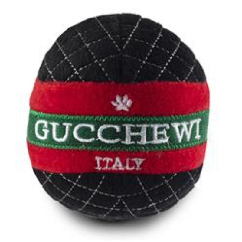 Gucchewi Ball Plush Squeak Dog Toy