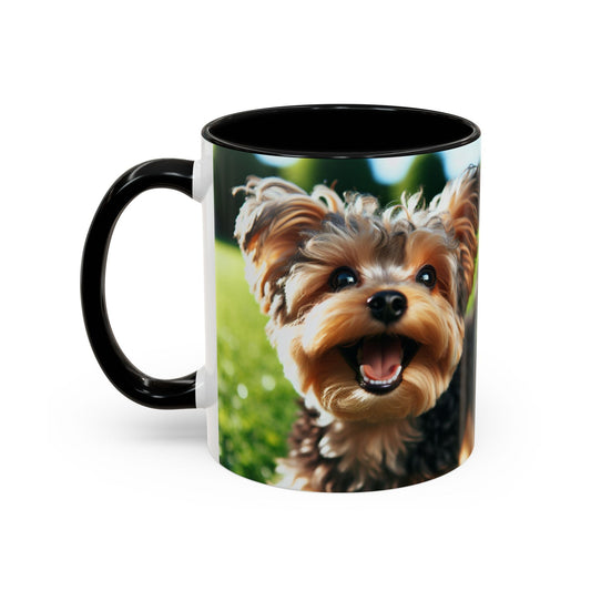 Yorkiepoo Accent Coffee Mug - Perfect Gift for Dog Lovers