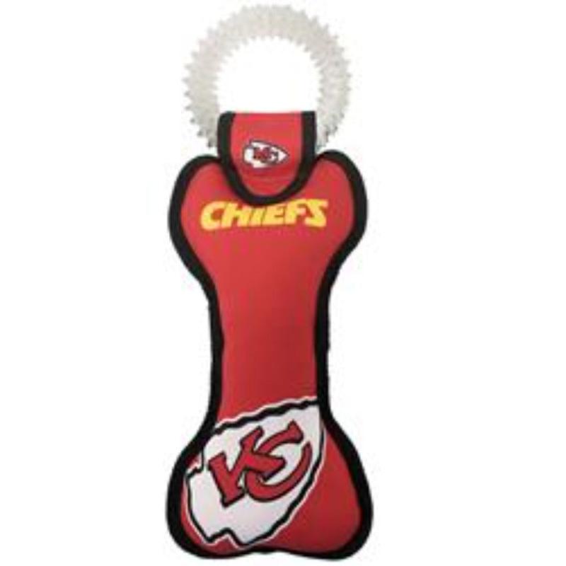 Kansas City Chiefs Dental Tug Dog Toy