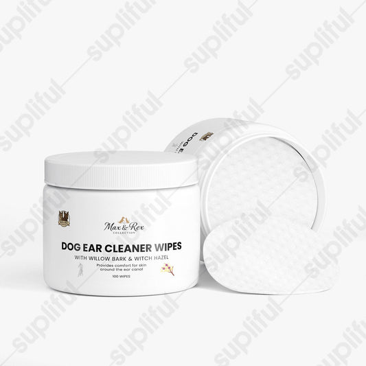 Dog Ear Cleaner Wipes Gentle Formula Convenient Pack