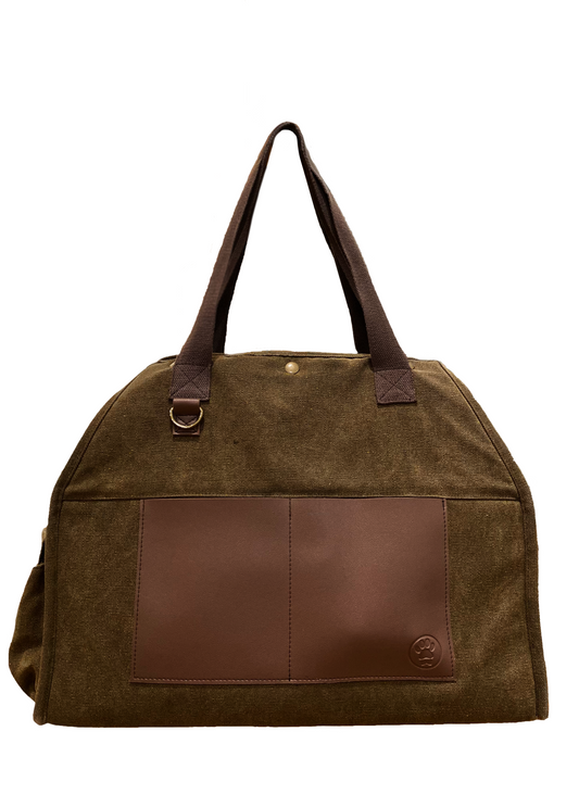 BESPOKE PAWS Packable Pet Carrier Medium Army Green