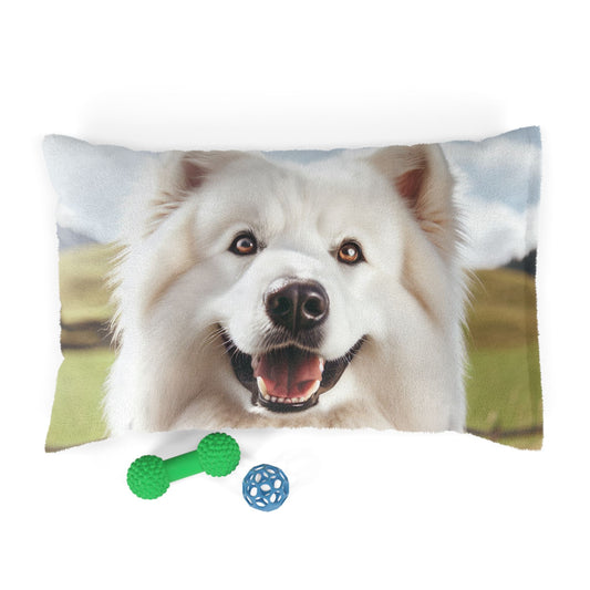 White Swiss Shepherd Dog Pet Bed