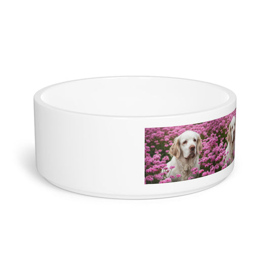 Clumber Spaniel Pet Bowl
