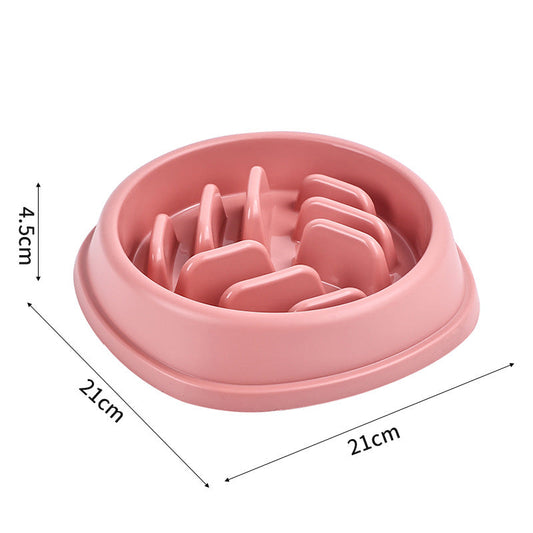 Dog Bowl Cat Slow Feeder Bowl Anti-choking Slow Feeder For