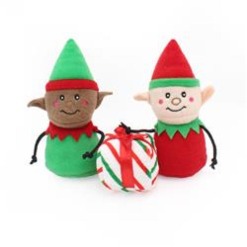 Holiday Burrow - Santa's Workshop Dog Toy