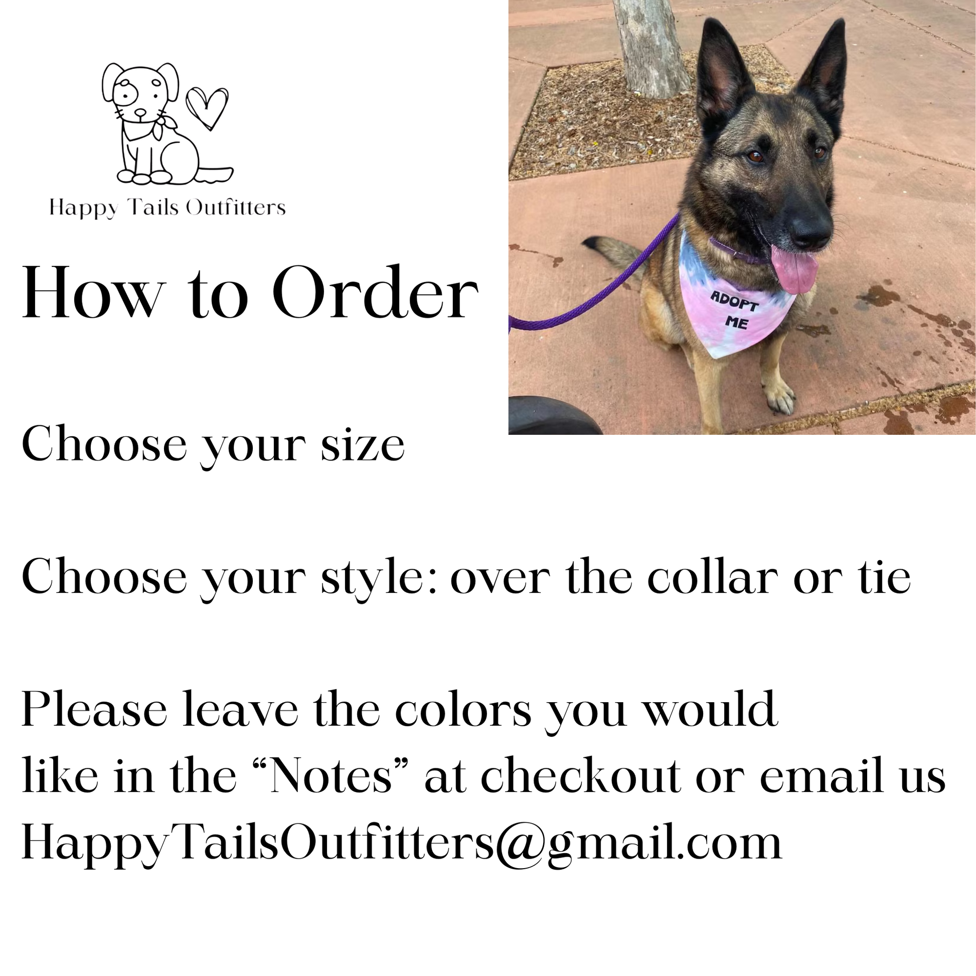 Adopt Me Tie Dye Dog Bandana Best Seller - Purrfect Pet Kingdom