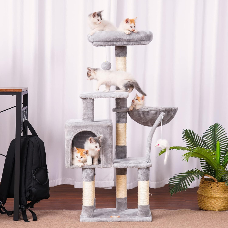 Cat Tree Small Hammock Compact Tower Furniture ๐ฑ