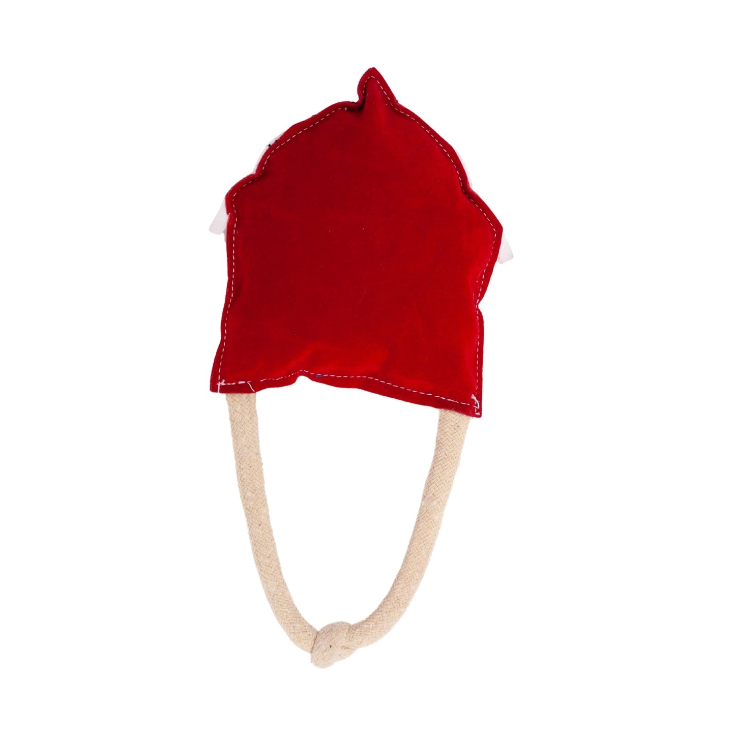 Red Barn Dog Chew Toy Faux Leather Safe Long-Lasting ๐๏ธ