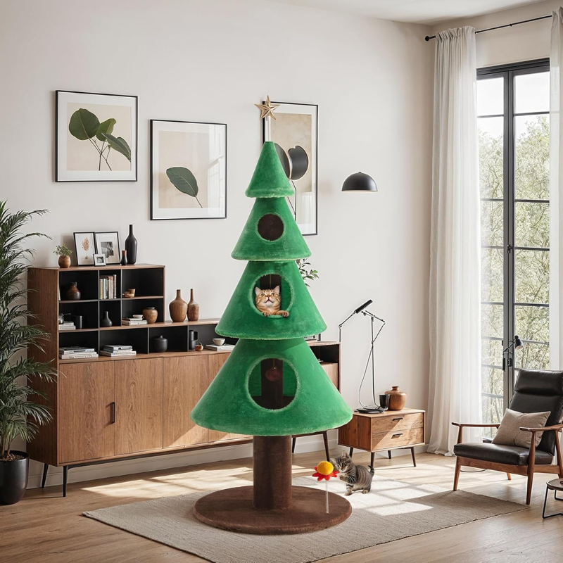 Cat Tower 63 Inch Carpet Scratcher Tower Cats ๐ฐ