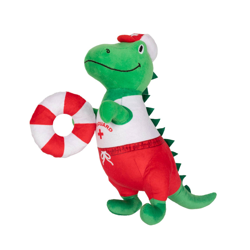 To The Rex-Cue Lifeguard Rex Plush Squeak Dog Toy