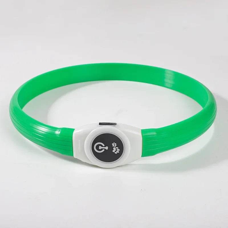 LED Waterproof Dog Collar for Night Safety and Visibility