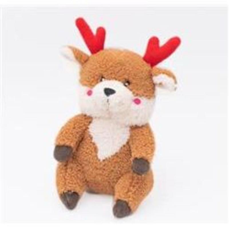 Holiday Cheeky Chumz Reindeer Dog Toy