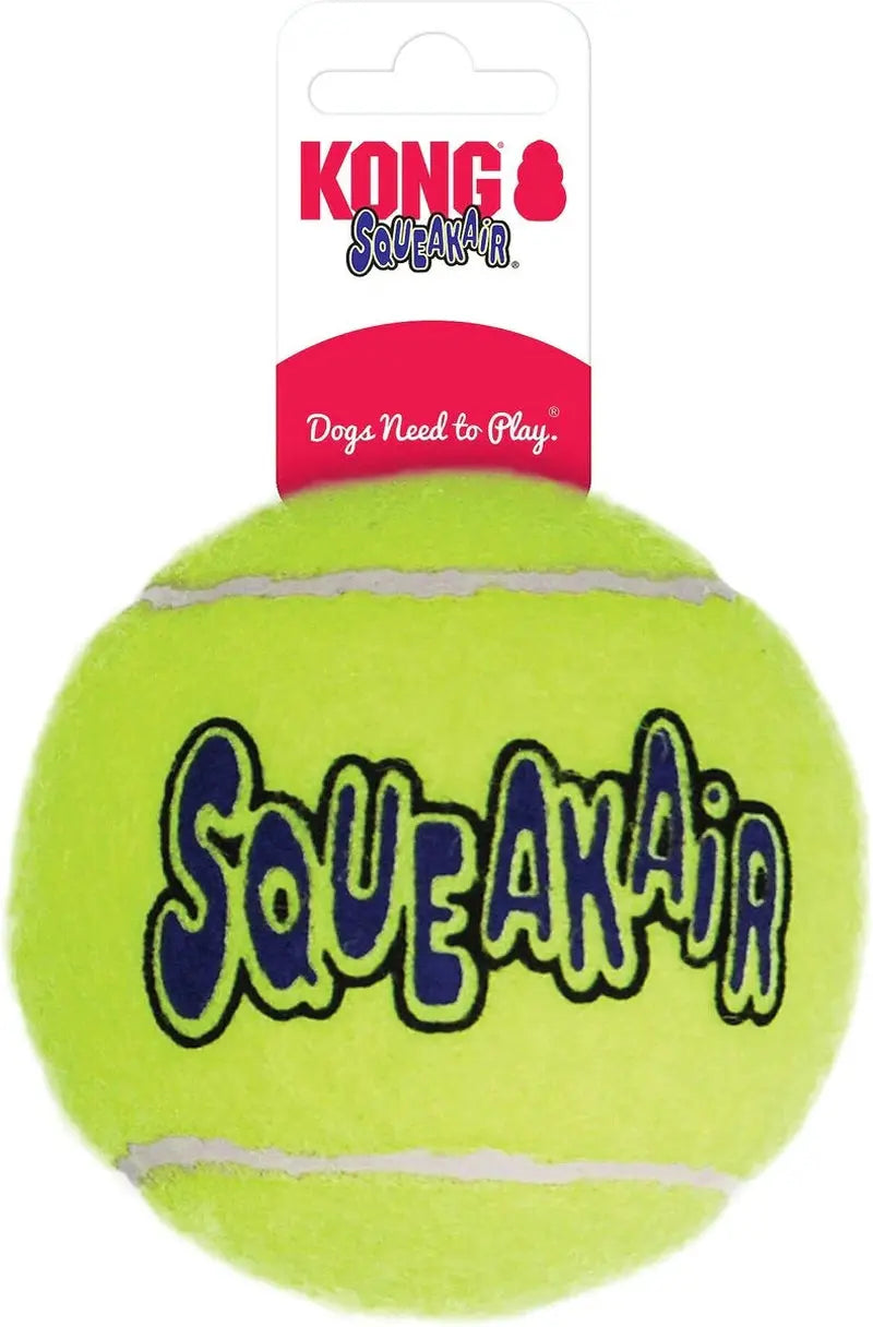 KONG Squeezz Ball Assorted Colors Dog Toy 3-Pack