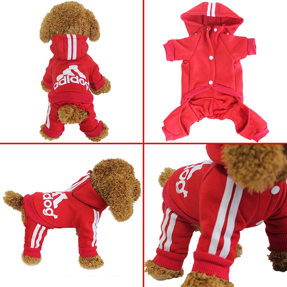 Dog Hoodie Adidog Small Medium Dogs Sporty Style đ