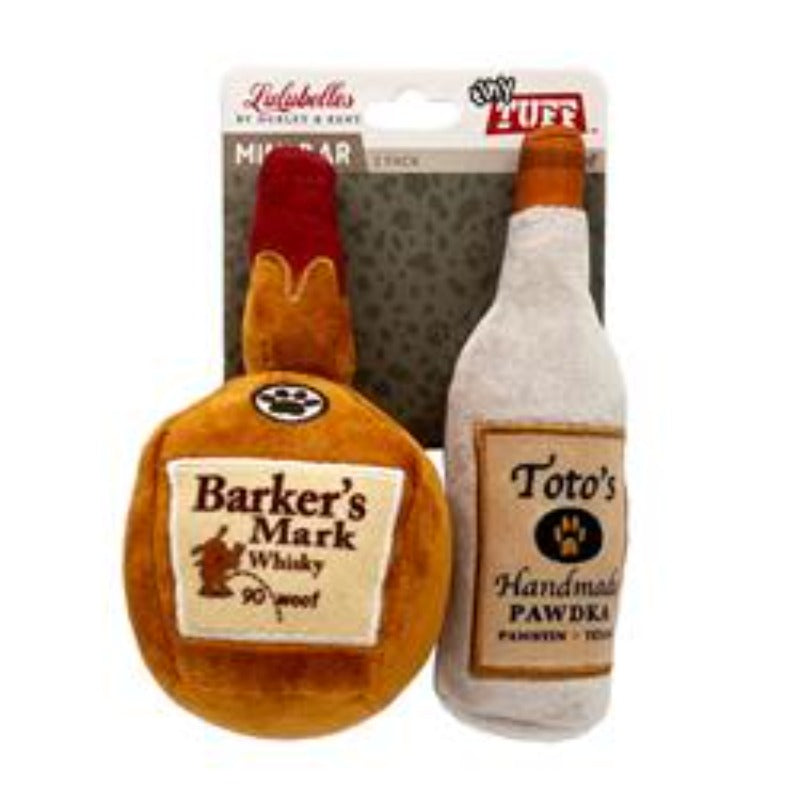 Mini Bar Toto's & Barker's Mark Dog Toy Set - 2 Pack