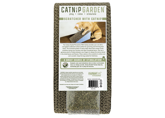 Multipet Catnip Garden® Scratcher w/ Catnip
