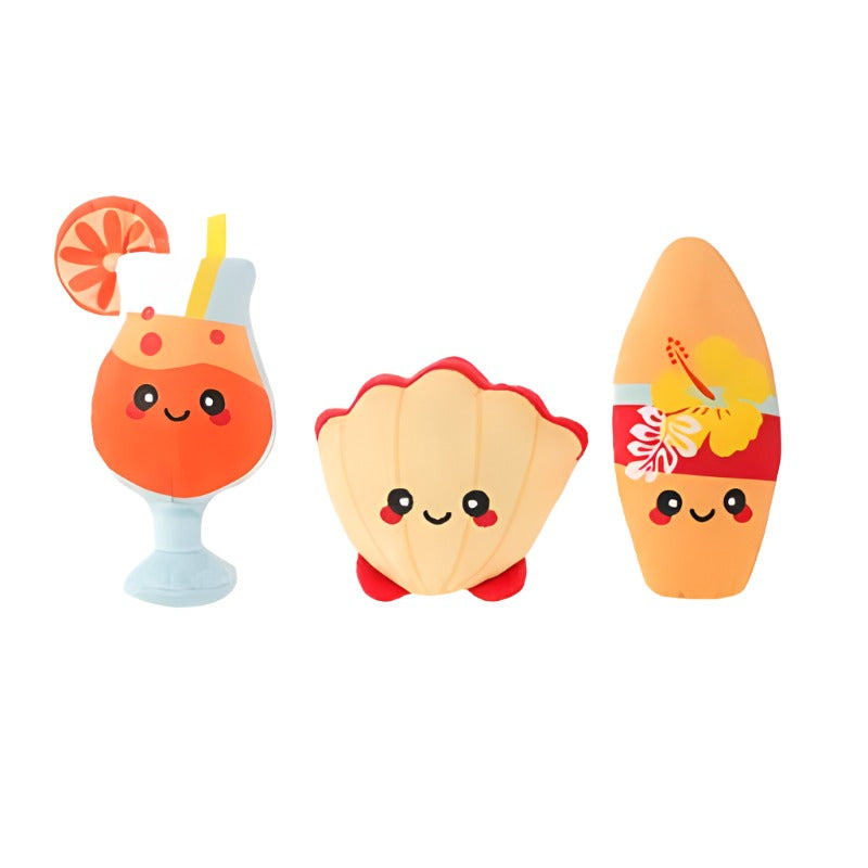 Beach Daze Beach Party Dog Toys - 3 Pc