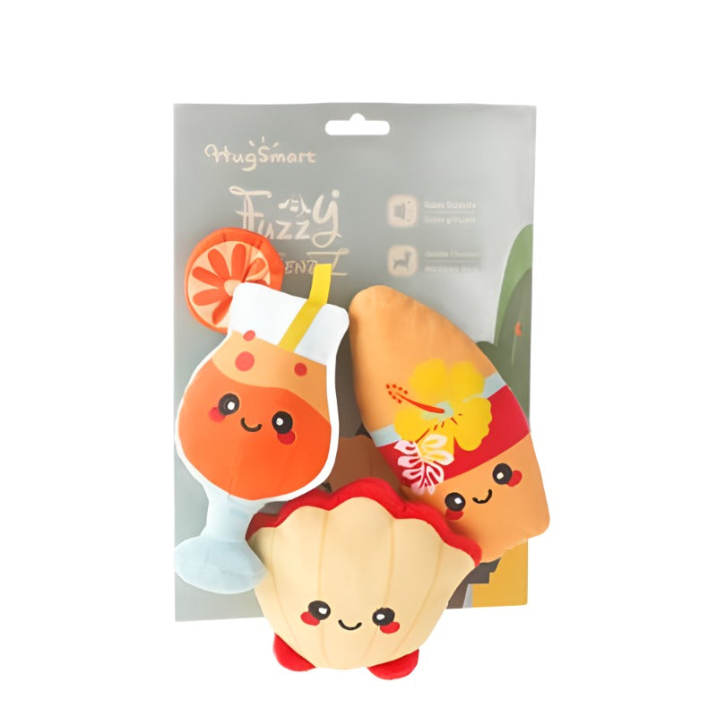 Beach Daze Beach Party Dog Toys - 3 Pc