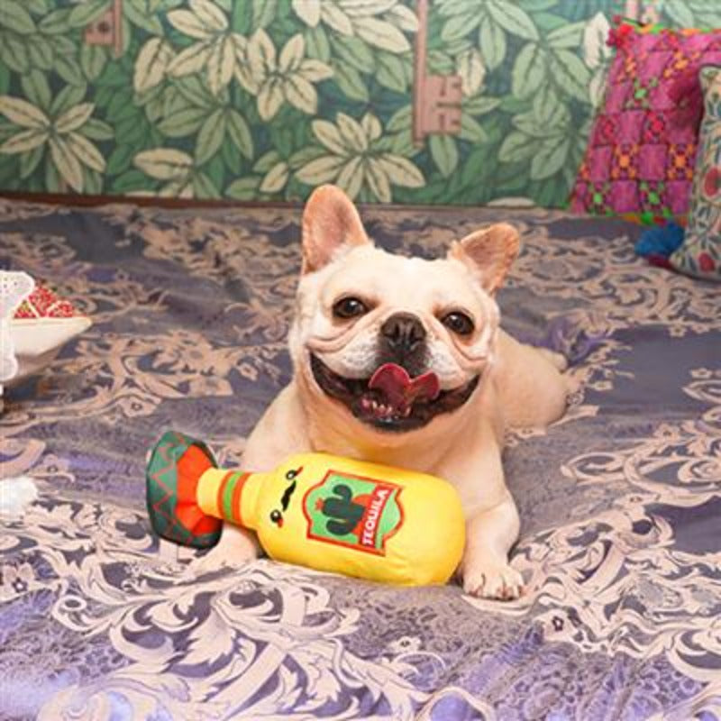 Fiesta Chewsday Tquila Squeak Plush Dog Toy