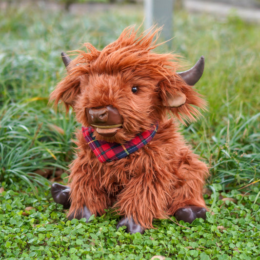 Highland Cow Plush ? Weighted Toy for Kids & Adults