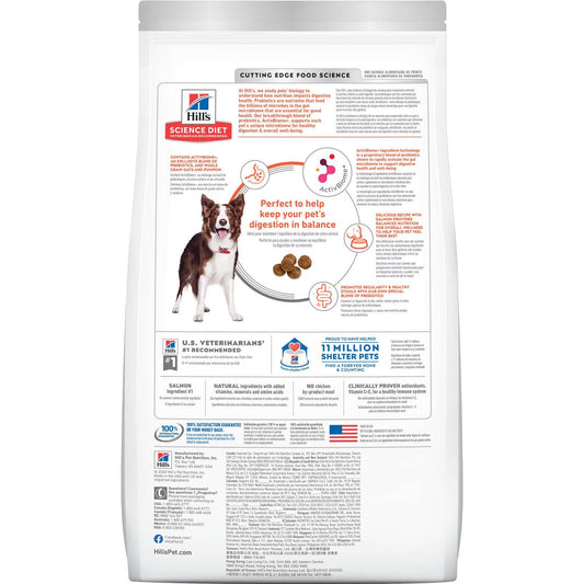 Hill's Science Diet Adult Perfect Digestion Salmon, Whole Oats & Brown Rice Recipe Dry Dog Food Bag - Dry Dog Food - The Family Pet