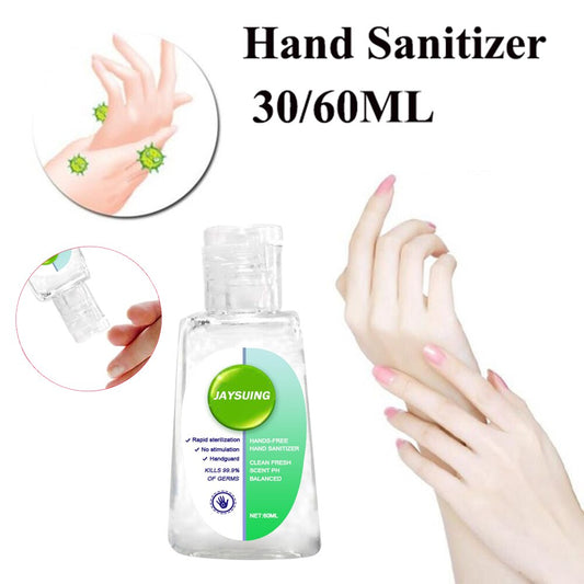 30-60ml Travel Portable Mini Hand Sanitizer for Kids Anti-Bacteria Moisturizing Disposable Waterless Hand Gel Handgel