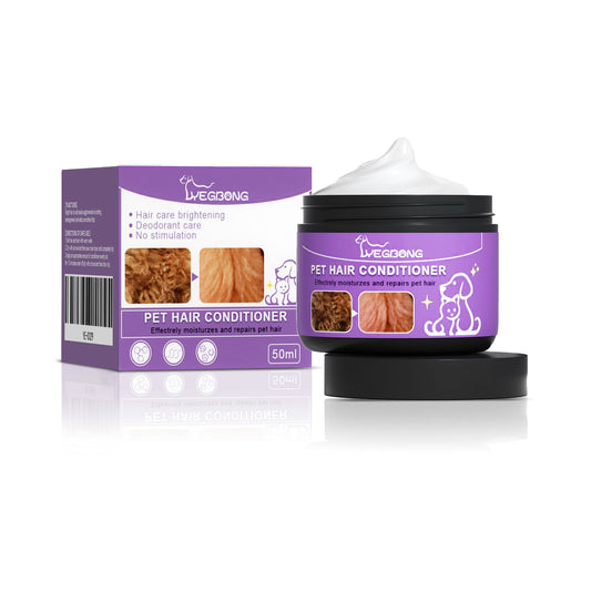Pet Hair Conditioner, Fluffy Soft Not Knot Pet Pet Hair Clean Nursing Hair Cream
