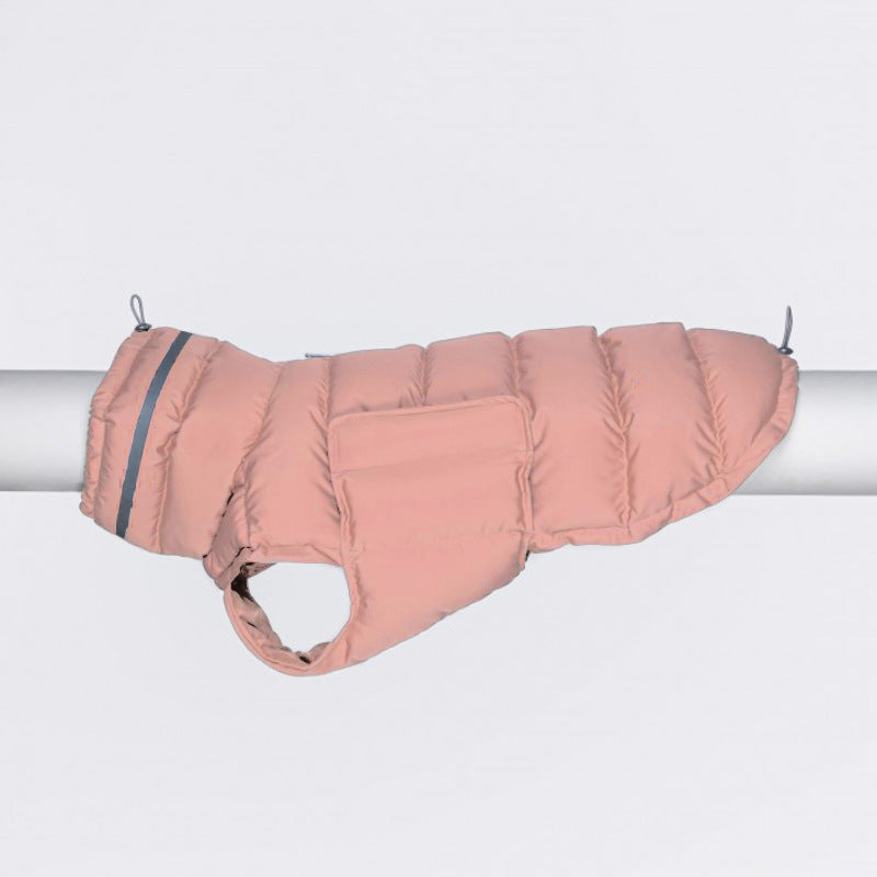 Dog clothing thickened warm waterproof windproof two leg coat pet vest cotton coat - Purrfect Pet Kingdom