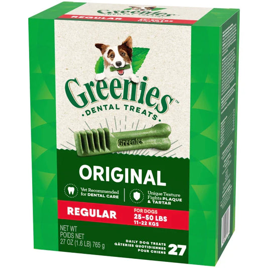 Greenies Original Regular Dental Treats Dog Treats Premium - detail view