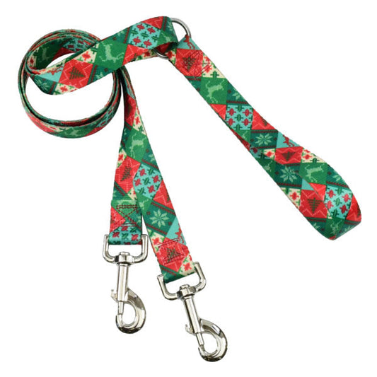 Christmas Patchwork Freedom No-Pull Dog Harness โ EarthStyle