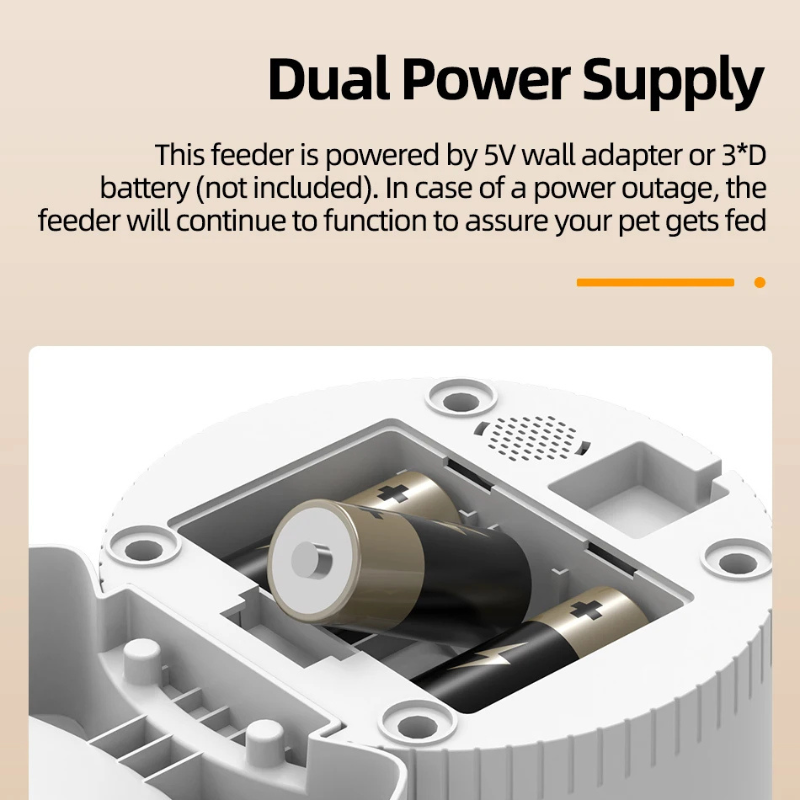 Auto Cat Feeder with Camera – App - Controlled Pet Dispenser - WTN Essentials
