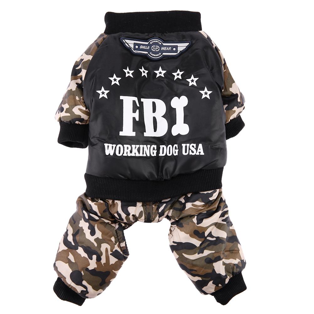 FBI Camouflage Coat | Jumpsuit Pants - Purrfect Pet Kingdom