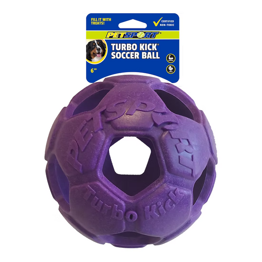 Petsport Turbo Kick Durable Soccer Ball Toy for Active Dogs