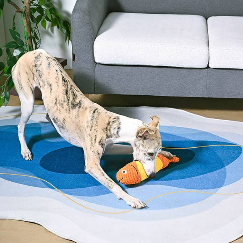 Food Party Shaky Fish Taco Plush Dog Toy