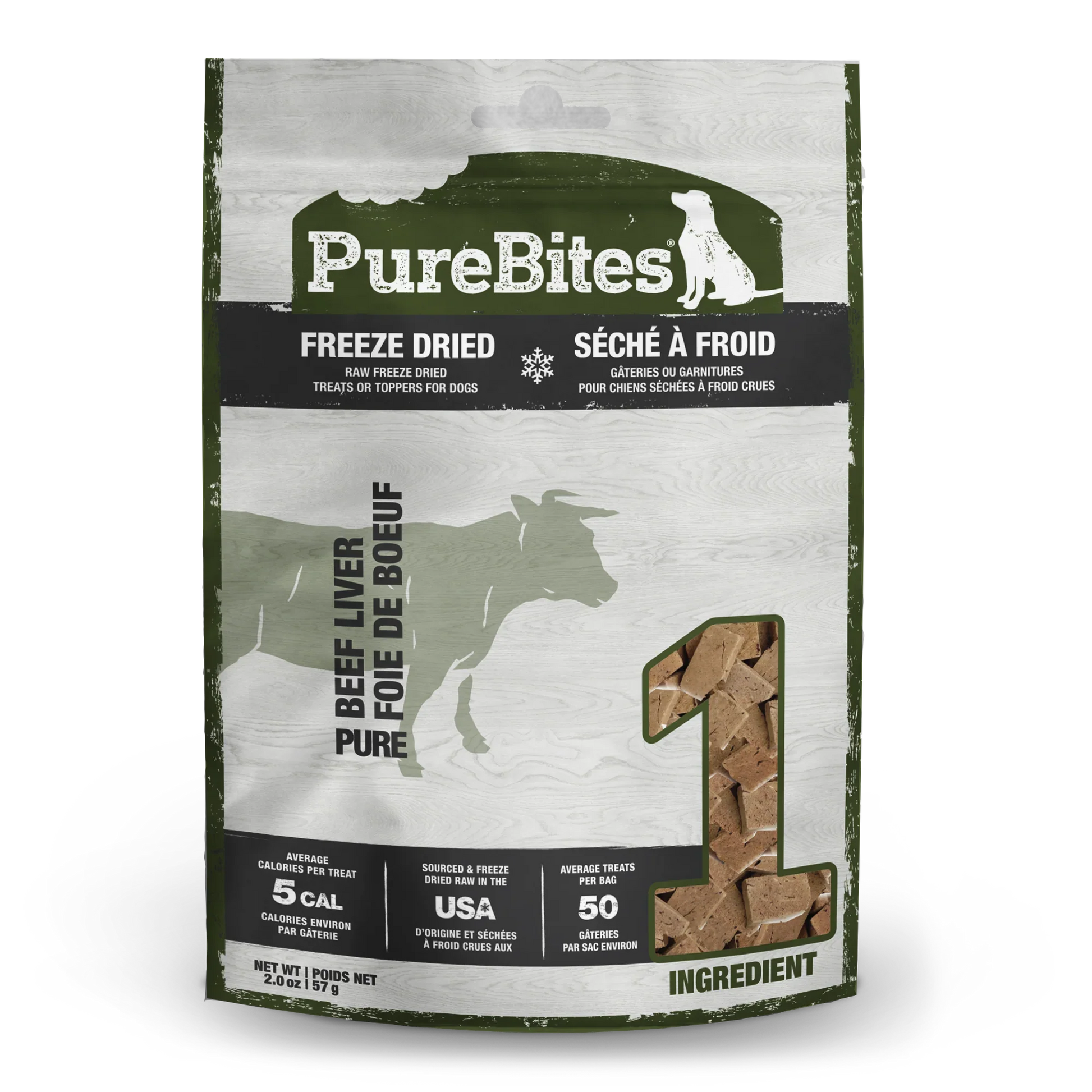 Pure Bites Beef Freeze Dried Dog Treats - Dry Dog Treats - The Family Pet