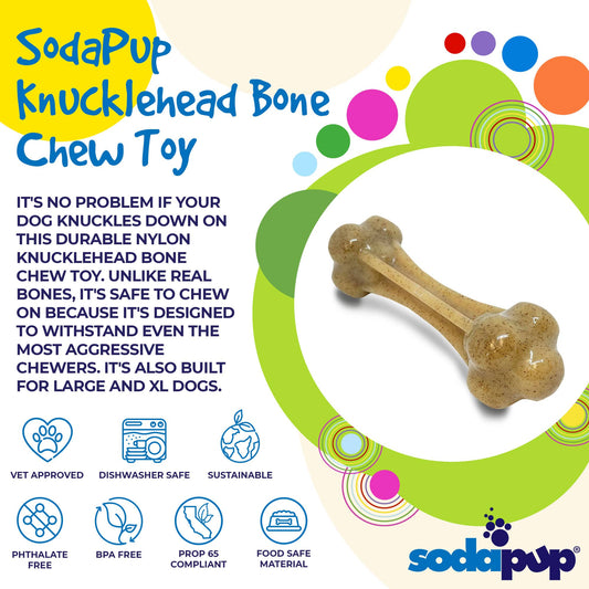 Knuckle Bone Nylon Dog Chew Toy for Aggressive Chewers | Made in