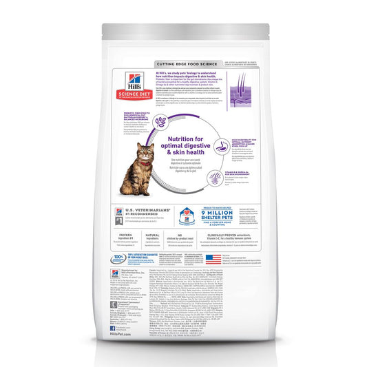 Hill's Science Diet Adult Sensitive Stomach & Skin Chicken & Rice Recipe Dry Cat Food Bag at Purrfect Pet Kingdom