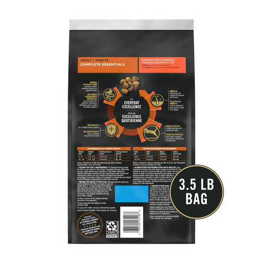 Pro Plan Adult Complete Essentials Salmon & Rice Formula Dry Cat Food (3.5lb) - Dry Cat Food - The Family Pet