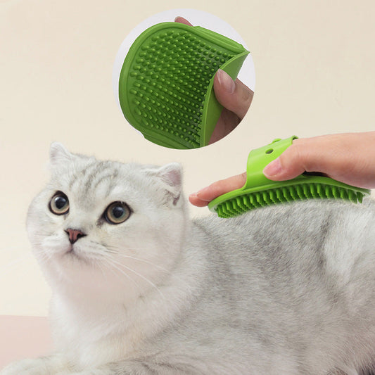 Soft Rubber Dog Cat Brush Pet Bath Silicone Comb Massage