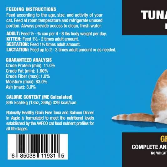 Dave's Cat Food Naturally Healthy Grain Free Tuna & Salmon