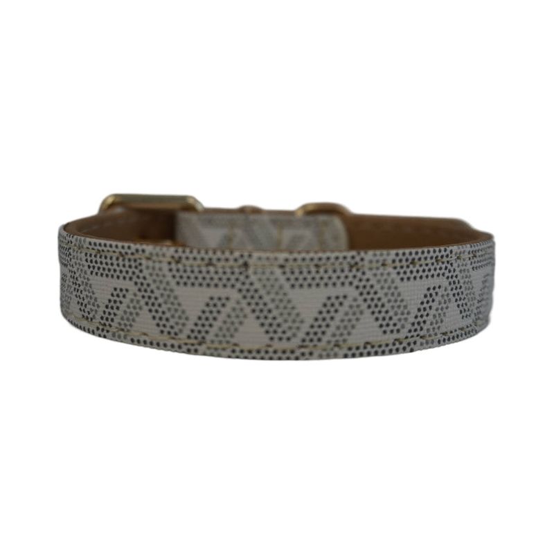 Morel White Luxury Pet Collar