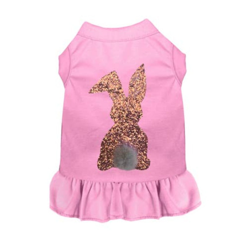 Sparkle Bunny Pet Dress - Pink