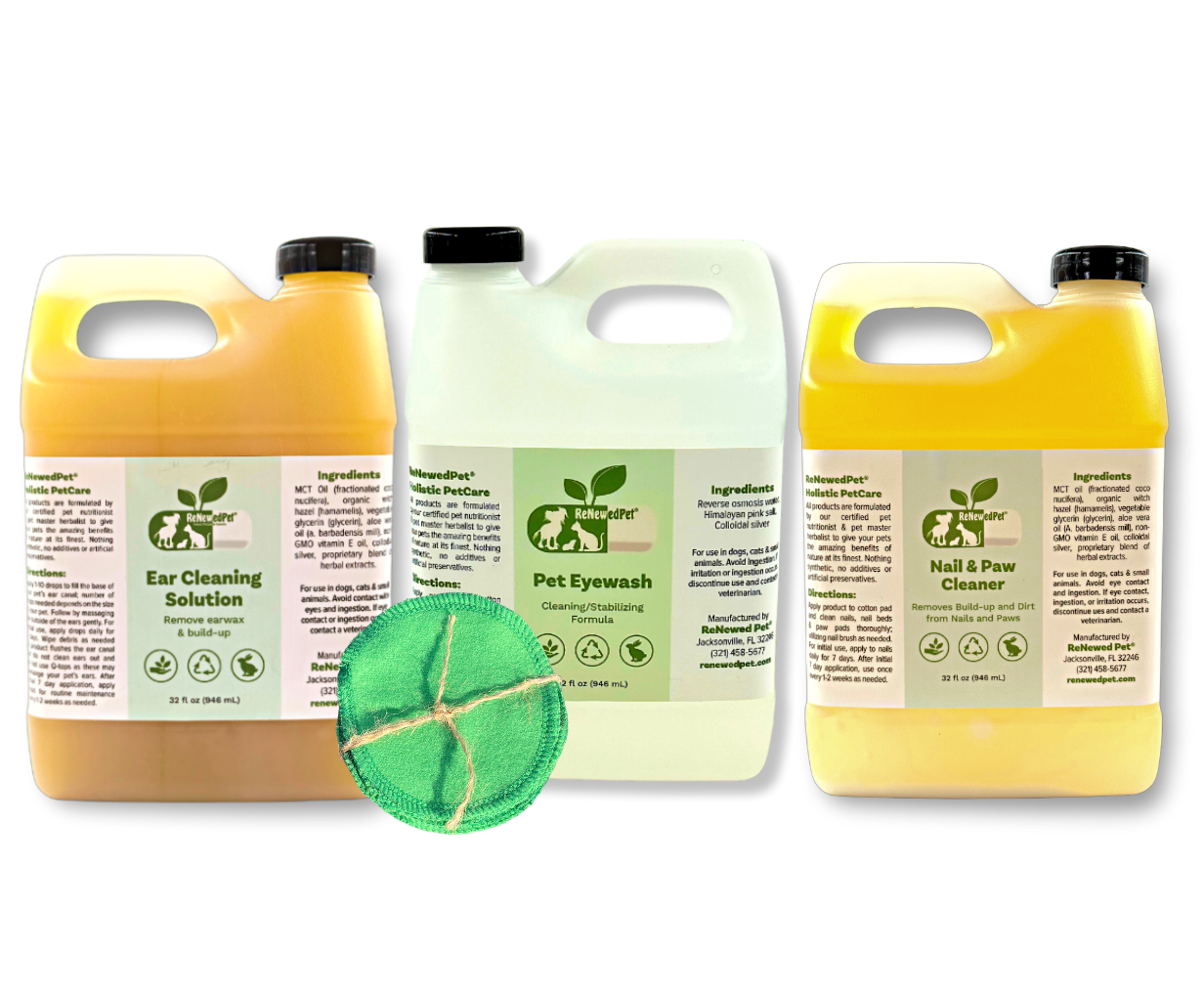 4 - ALL PETS EAR, NAIL & EYEWASH KIT - Pet Grooming - ReNewedPet