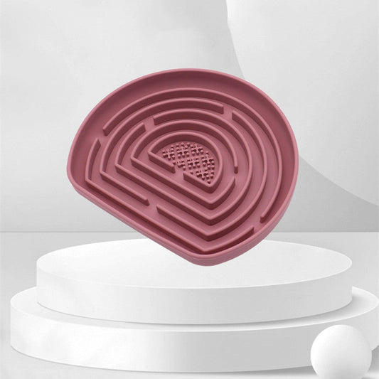 Slow Food Anti-choke Silicone With Suction Cup Pet Food