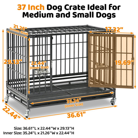 37 Stackable Heavy Duty Dog Crate 371D03