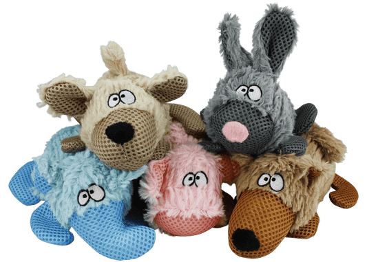 Multipet Combers - Assorted Animals 8" - dog toy - The Family Pet