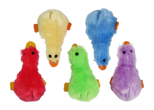 Multipet Duckworth Assorted Colors 13 Interactive Dog Toy - detail view
